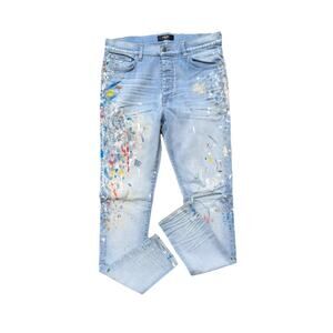 Size 36 - Amiri MX1 Denim Paint Splatter Jeans